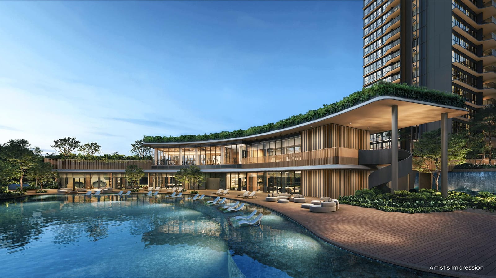 Official artist’s impression of Thomson Reserve, the 1,268-unit development replacing Thomson View at Bright Hill Drive